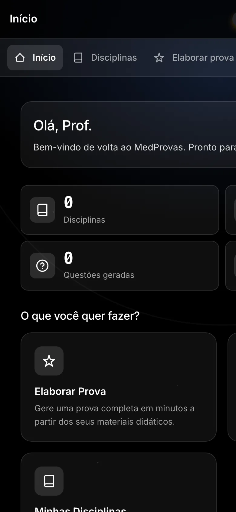 MedProvas no celular